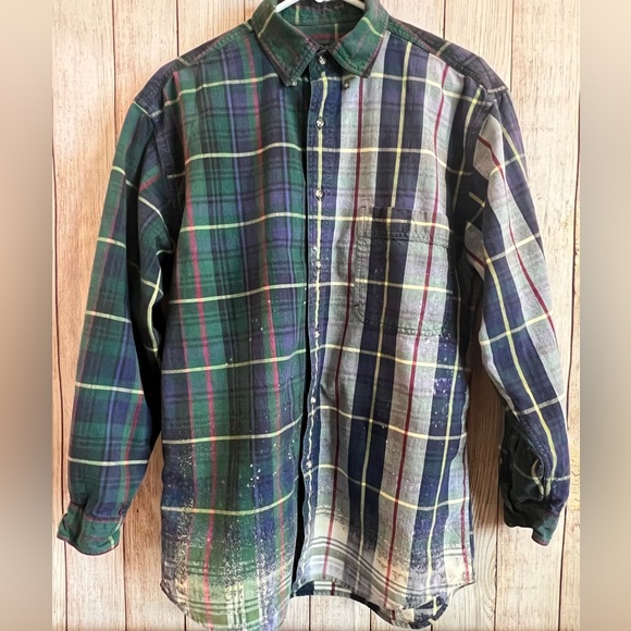 Born to Hunt Forced to Work Distressed Flannel - Picture 3 of 3